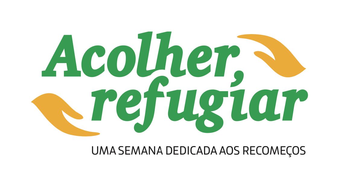 logo acolher refugiar